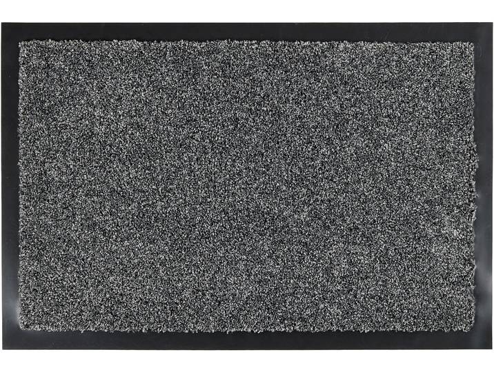 Fussmatte ASTRA Calcite , grau (anthrazit), B:80cm H:10mm L:120cm, Kunstfaser, Teppiche, Fussmatte, Türmatte, Sauberlaufmatte, rutschfest, meliert, nimmt Schmutz auf