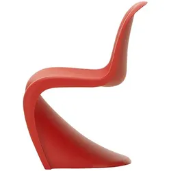 Vitra Freischwinger Panton Chair Junior classic red rot, Designer Verner Panton, 37.6x62.8x44.6 cm