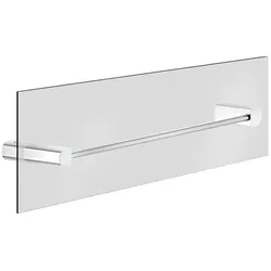 Gessi Rilievo, Handtuchhalter 450 mm, Montage an Glaswand, 59564149, Farbe: Finox Optik