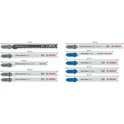 BOSCH Stichsägeblätter-Set »PRO Wood and Metal« 10 Stück