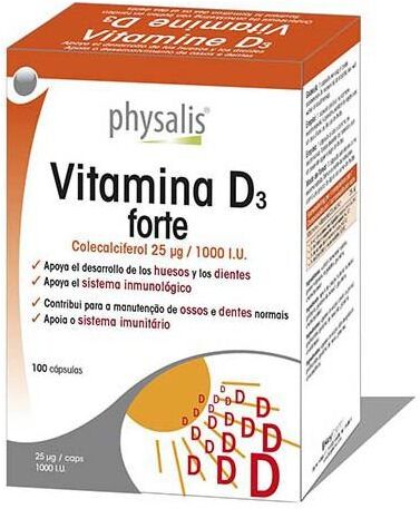 Physalis Vitamin D3 Forte 100 Capsules