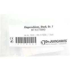 Fingerschiene N. Stack Gr.1 mit Klettband 1 ST