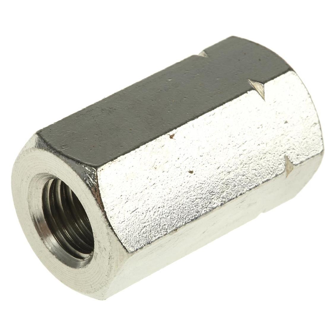 RS PRO Verbindungsmuttern M10x30mm (M10) (825281)
