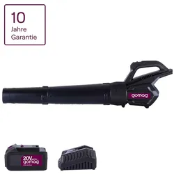 Gomag Akku Laubbläser 20V GO-LAB700 20V 155 km/h Softgrip 4,0 Ah Akku/Ladegerät