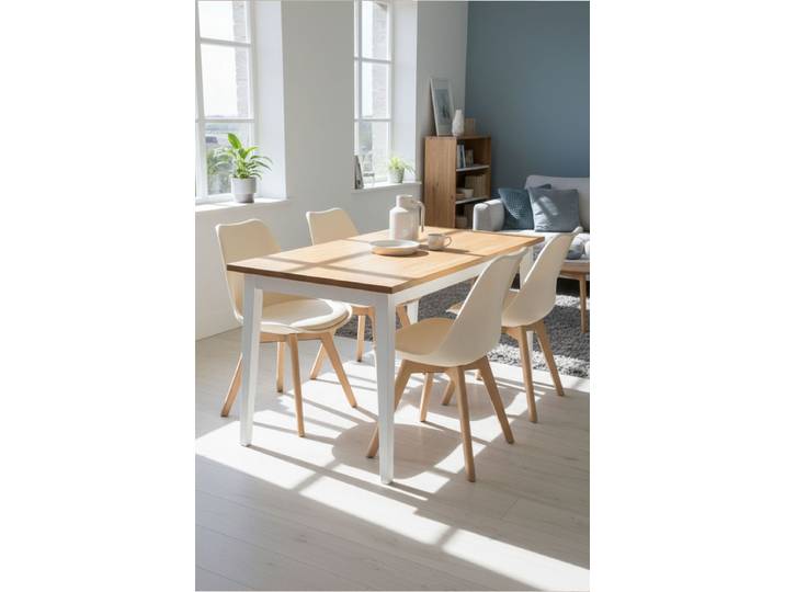 4er Set Synk Basic Stühle - Crème