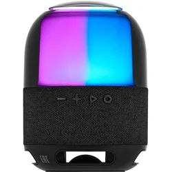 Adler AD 1904 kabelloser Bluetooth Lautsprecher mit Radio USB-C LED schwarz