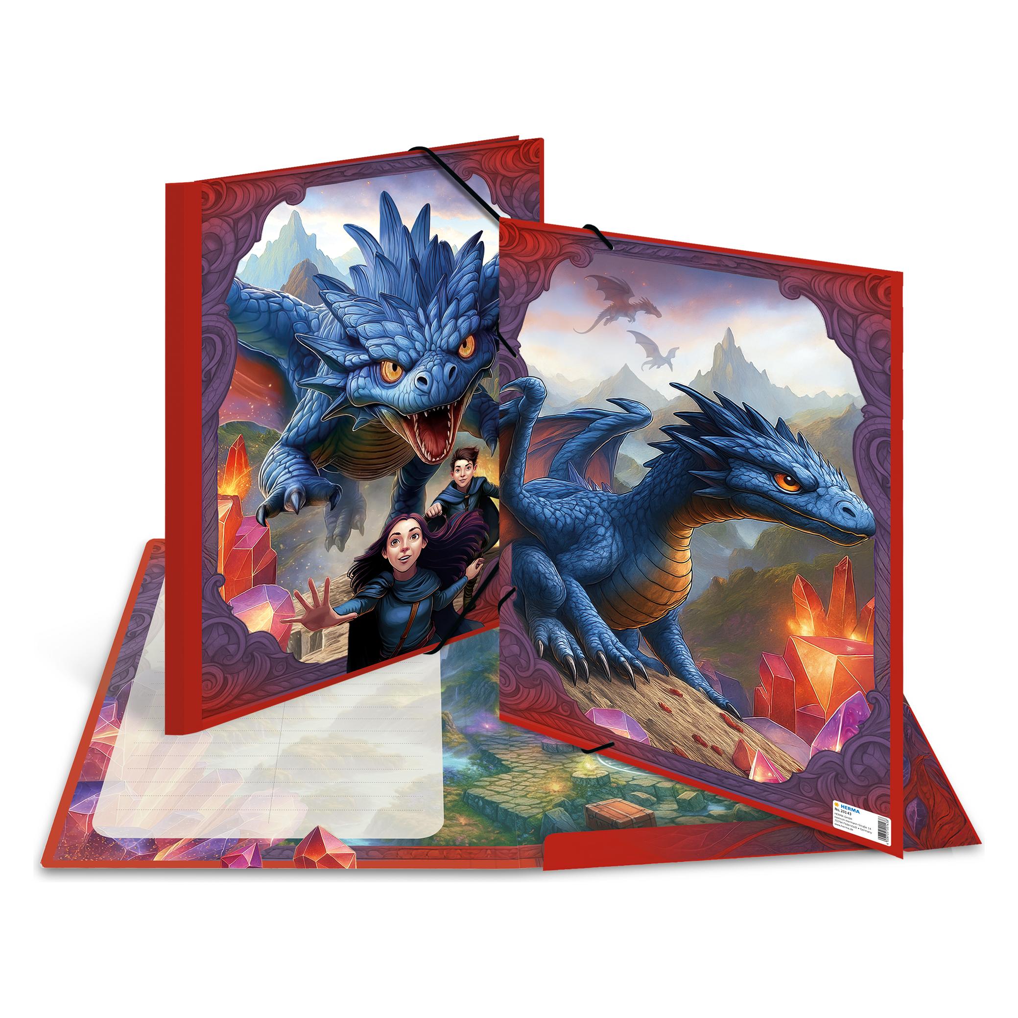 Herma Sammelmappe A3 Karton Dragon (A3, 1x) (20143)