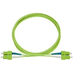 Rutenbeck Patchkabel SC-D/SC-D OM5 gn 2m