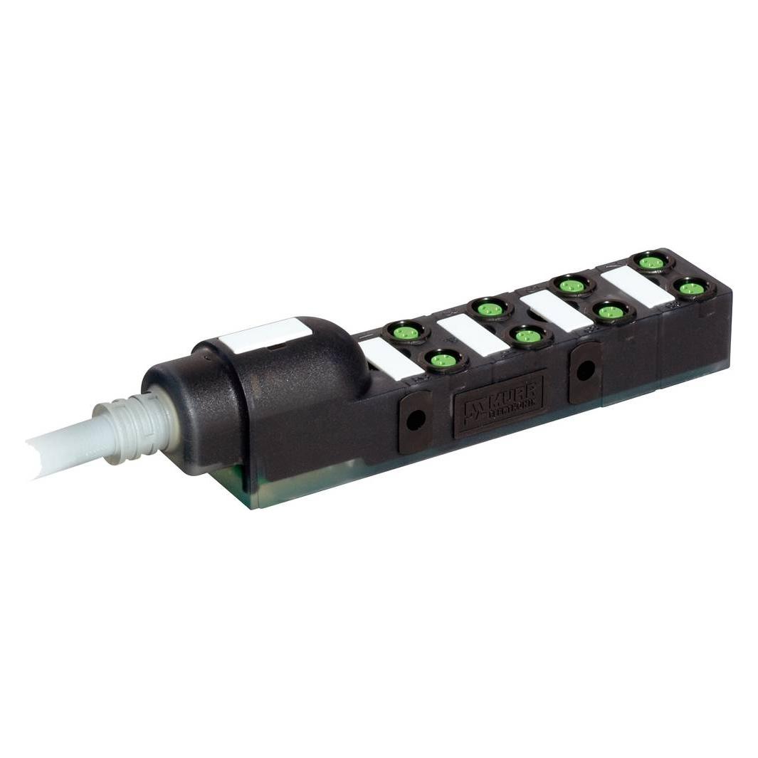 Murr Elektronik Murrelektronik 8000-88110-3950500 Sensor/Aktorbox passiv M8-Verteiler mit Kunst (8000-88110-3950500)
