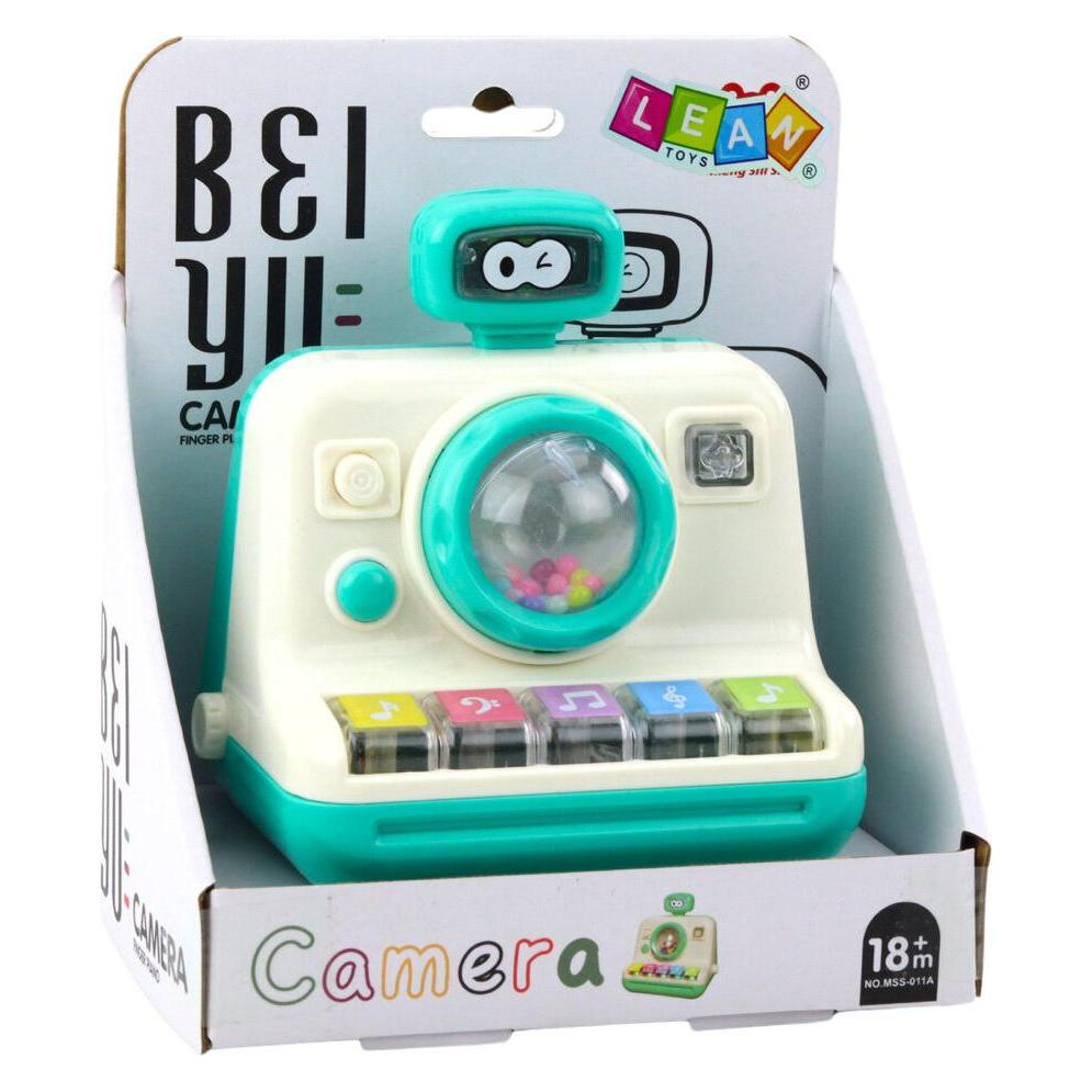 Lean Toys Lean Interaktive Kamera Klavier Rassel Lichter Töne Weiss Grün (65614075)