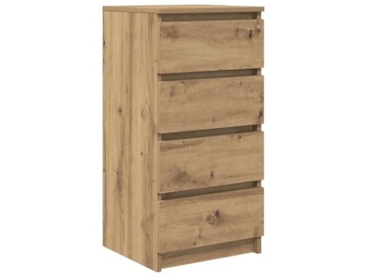 Sideboard Artisan-Eiche 37,5x35x76 cm Holzwerkstoff Schrank Stauraumschrank, robuste Tischplatte, vielseitig nutzbar, pflegeleichte Oberfläche, mit Wandhalterung zur Sicherung