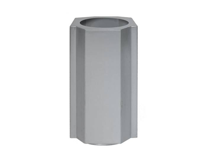 Louise Roe Funki Topf S 36 cm Brushed Aluminium
