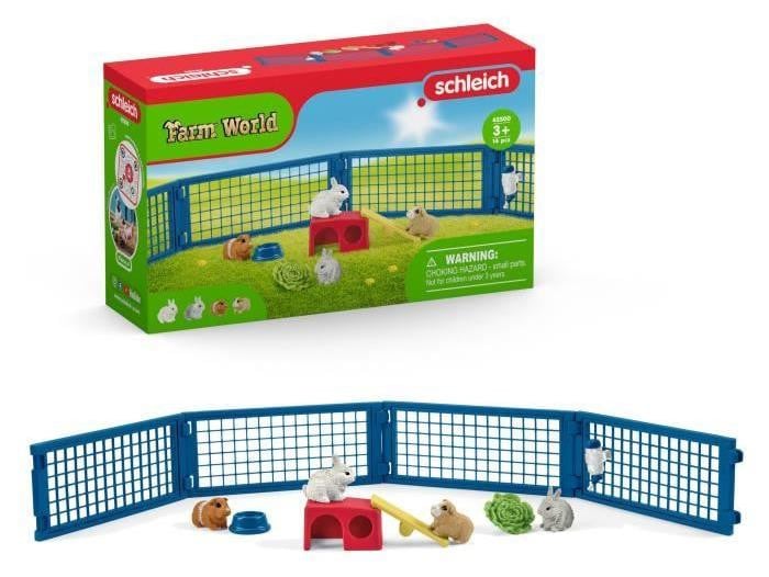 Schleich Konijn en Cavia Huis met Figuur en Accessoires Set