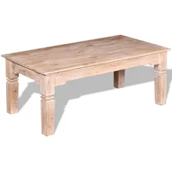 vidaXL Couchtisch Akazienholz 110x60x45 cm