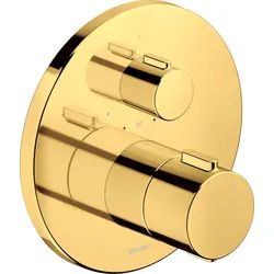 Duravit Thermostatarmaturen Thermostat Unterputz, 1 Verbraucher Gold Poliert 170x94x170 mm - TH42000 TH4200016034