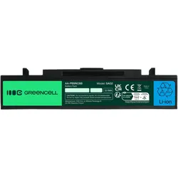 GreenCell SA02 - Akku - Samsung - RV511 R519 R522 R530 R540 R580 R620 R719 R780 (9 Zellen, 6600 mAh), Notebook Akku, Schwarz