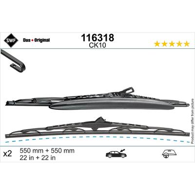 Swf Wischblatt [Hersteller-Nr. 116318] für Audi