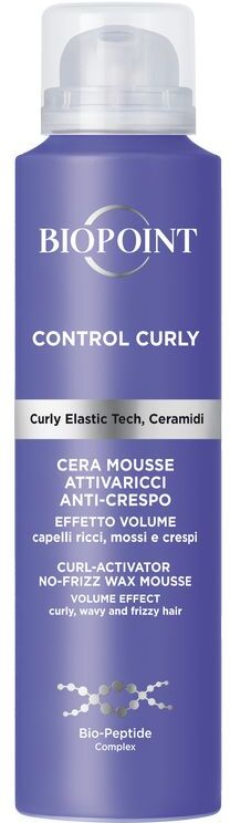 Biopoint Control Curly Cera Mousse Attivaricci Anti-crespo Effetto Volume 150 ML