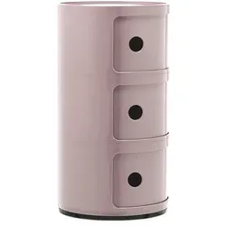 Kartell Container Componibili malve lila, Designer Anna Castelli Ferrieri, 58.5 cm