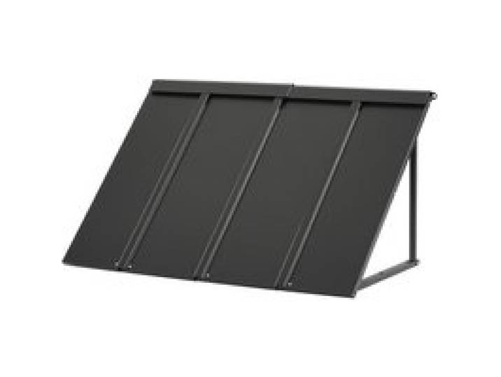VEVOR Fenstermarkise 112,5x61x61 cm, Türvordach, Markisen, Überdachung mit dreieckigem Stahlrahmen für Türen, Außenregen & Schnee-Sonnenschutz für Türeingänge, Fenster, Veranden, Balkone