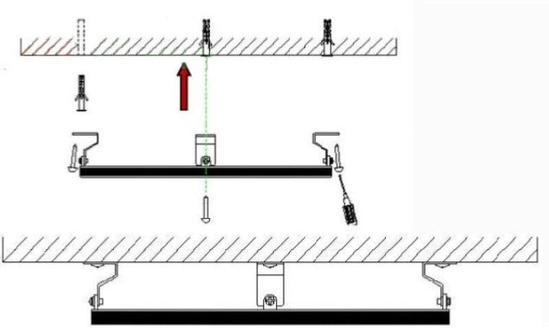 Silamp Équerres de fixation pour Panneau LED