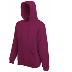 Kapuzen-Sweatshirt "F421" Classic - S - burgundy
