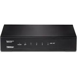Trendnet Teg-S51sfp (5 Ports), Netzwerk Switch, Schwarz