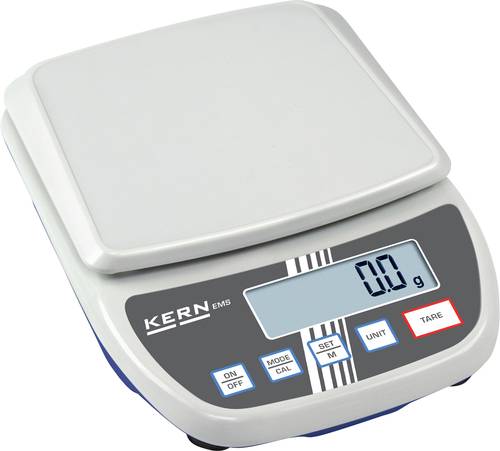 Kern Schulwaage EMS 12K0.1 Wägebereich (max.) 12kg Ablesbarkeit 0.1g über Steckernetzteil Weiß