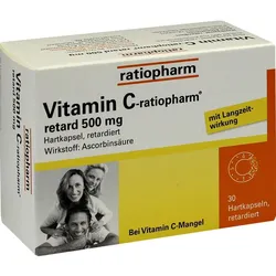 Vitamin C-Ratiopharm Retard 500mg 30 ST