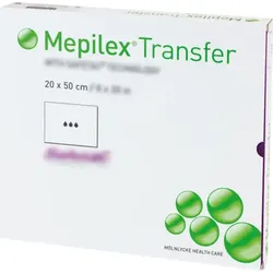 MEPILEX Transfer Schaumverband 20x50 cm steril 4 St