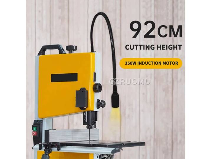 Scie à ruban pour le travail du bois de 9 pouces, scie de Table multifonctionnelle pour la maison, scie sauteuse, machines pour le travail du bois pour une coupe de précision