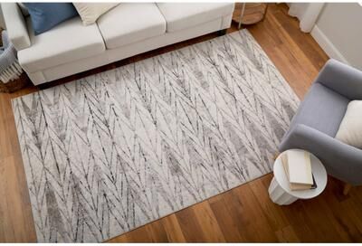 Grand Bazaar Kayden Machine Made Geometric Modern Area Rug