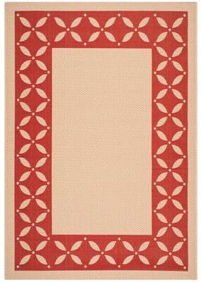 Martha Stewart by SAFAVIEH Mallorca Border Indoor/ Outdoor Waterproof Rug