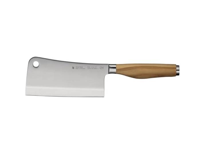 WMF Grand Wood Chinesisches Hackmesser 29 cm, Holzgriff, Made in Germany, Olivenholzgriff, Messer geschmiedet, Küchenmesser Spezialklingenstahl, Performance Cut, einzigartiger Griff, Klinge 15 cm