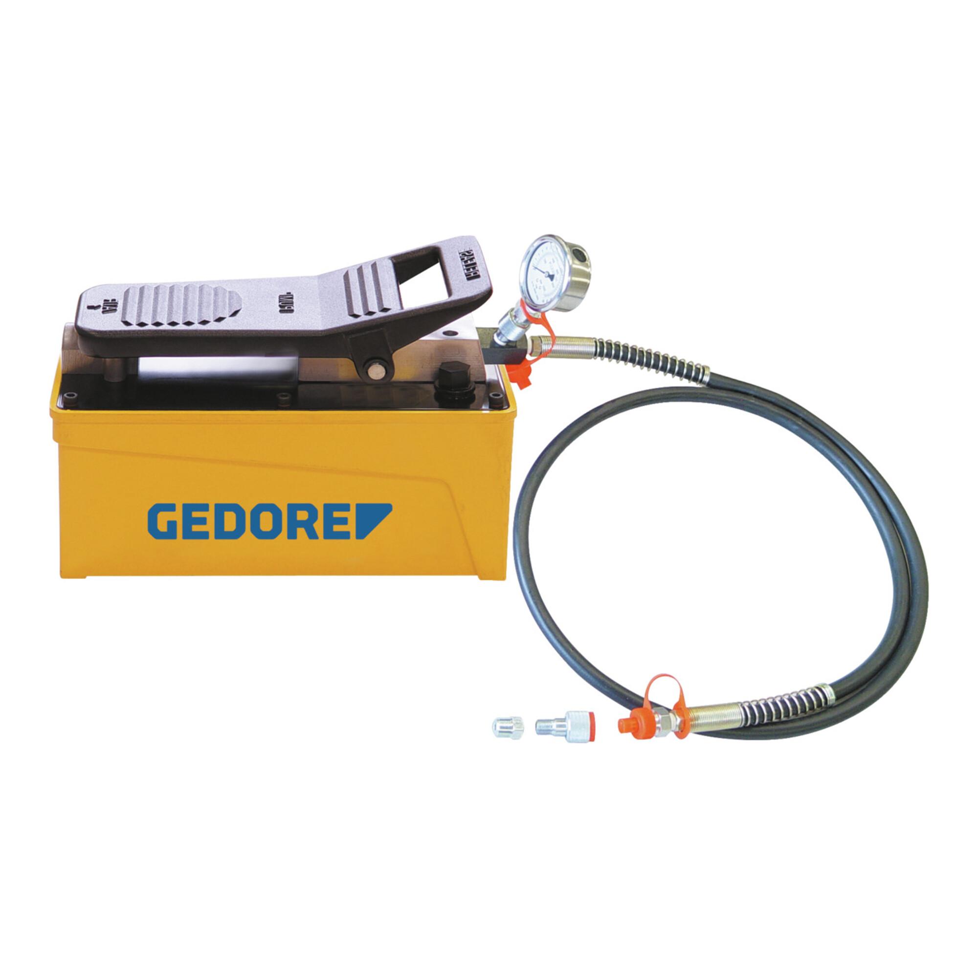 Gedore Hydr. Pumpe luftbetrieben mit Manometer (2478706)