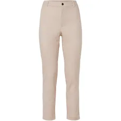 Tchibo - Gestreifte Stretch-Twill-Hose - Damen - Gr. 42 - creme/gestreift