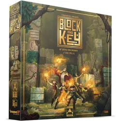 Skellig Games SKED0025 - Block and Key, Brettspiel, für 1-4 Spieler, ab 14 Jahren (DE-Ausgabe) (Deutsch, 1 - 4 Spieler)