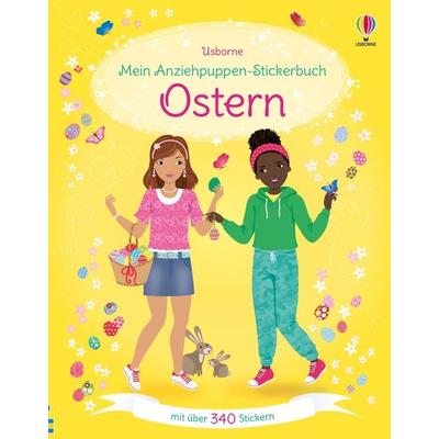 Mein Anziehpuppen-Stickerbuch: Ostern, Taschenbuch von Fiona Watt, Usborne, 978-1-78941-895-8