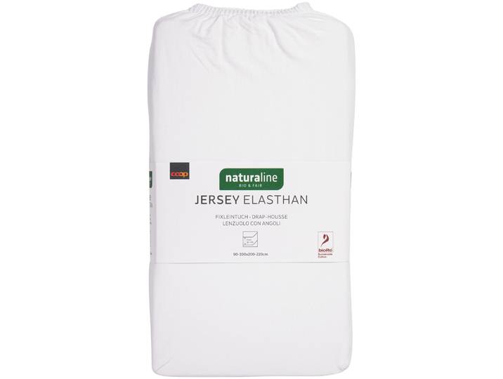 Naturaline Textil Bio Fixl. Jersey EA 90x200 weiss