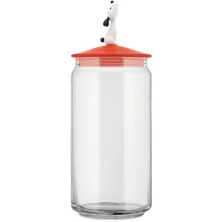 Alessi LulàJar Behälter für Hundefutter rot-orange