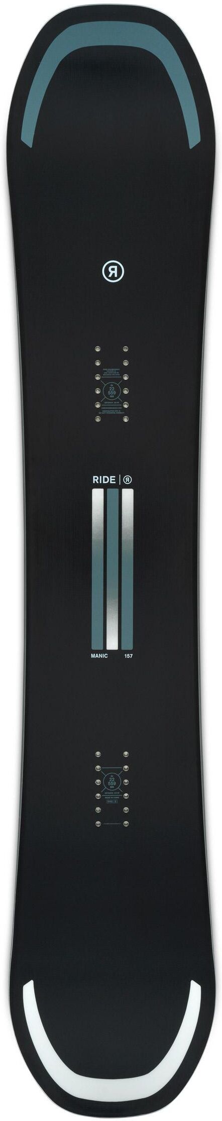 Ride  - Pack Planche Snowboard Manic - 154 + King - Planche Snowboard