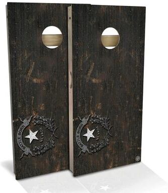 Skip's Garage Nevada Flag Vintage Outdoor Cornhole Board Set