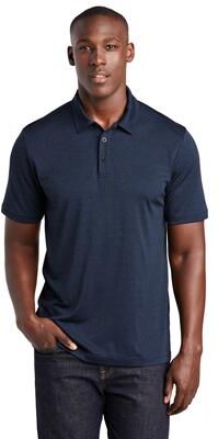 Sport-Tek ST467 Endeavor Polo Shirt in Dark Royal Blue Heather size 3XL   Polyester