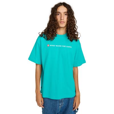 T-Shirt ELEMENT "Substance", Herren, Gr. S, blau (lake blau), Obermaterial: 100% Baumwolle., Shirts T-Shirt