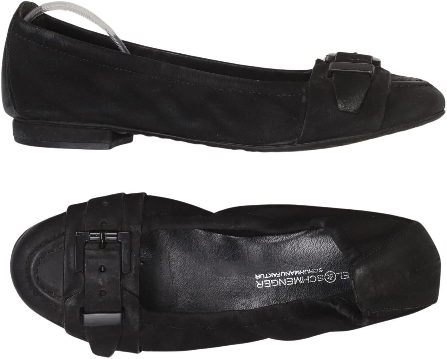 Kennel & Schmenger Damen Ballerina, Schwarz, Gr. EU 36, Leder - Second Hand