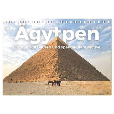 Ägypten - Einzigartige Bauten und spektakuläre Motive. (Tischkalender 2027 DIN A5 quer), CALVENDO Monatskalender
