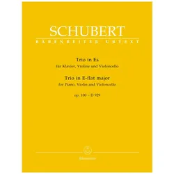 Trio für Klavier, Violine und Violoncello Es-Dur op. 100 D 929, Fachbücher von Franz Schubert