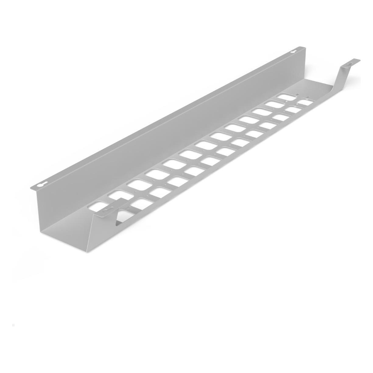 TecLines TKW003S Schreibtisch Kabelwanne horizontal 1000 mm, silber (TKW003S)