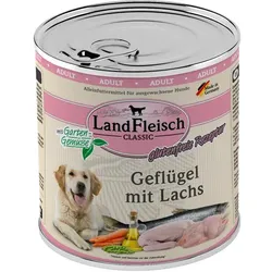 Landfleisch Geflügel mit Lachs & Gartengemüse | 6x 800g