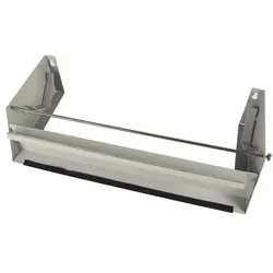 Papstar Folientrenngerät 1-fach für Frischhalte- und Alufolien - Breite bis zu 30 cm silber